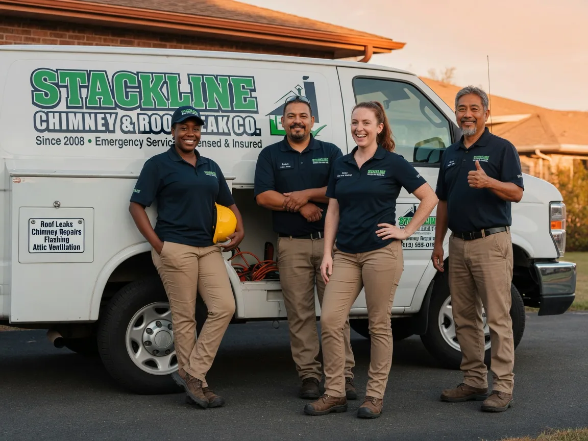 Chimney flashing repair company in Longbranch, WA